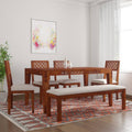 Sheesham Wood 6 Seater Dining Set – Design 2