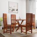 Sheesham Wood 4 Seater Dining Set – Design 2