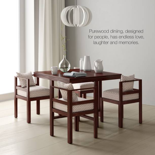 Sheesham Wood 4 Seater Dining Set – Design 1