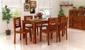 Sheesham Wood 6 Seater Dining Set – Design 8
