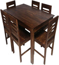 Sheesham Wood 6 Seater Dining Set – Design 10