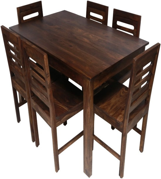 Sheesham Wood 6 Seater Dining Set – Design 10