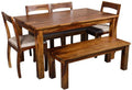 Sheesham Wood 6 Seater Dining Set – Design 11