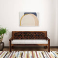 Sheesham Wood 3 Seater Sofa – Design 2
