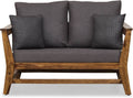 Sheesham Wood 2 Seater Sofa – Design 4