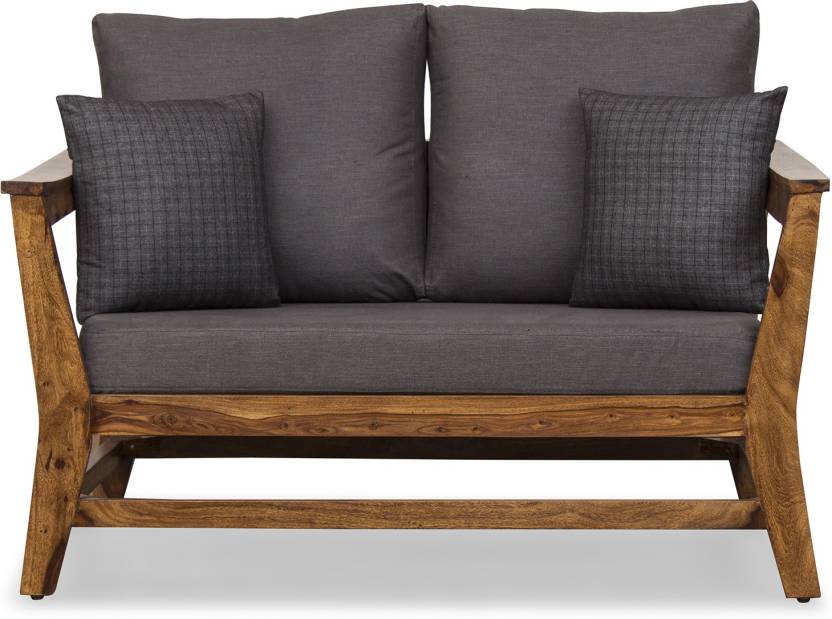Sheesham Wood 2 Seater Sofa – Design 4