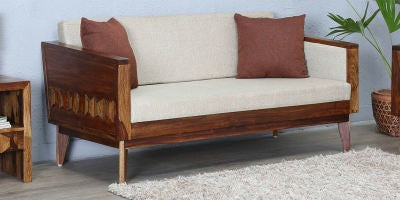 Sheesham Wood Sofa Set – Design 3